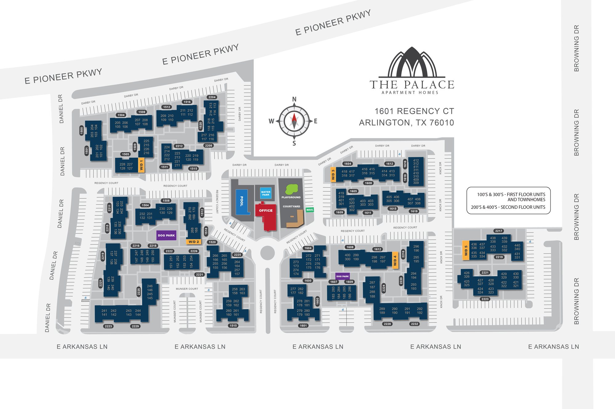 Community site map — The Palace